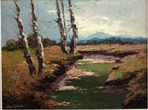 Arnold-Grabonne, 1896-1982
Föhn im Vorgebirge,
Öl/Lwd., 60x80 cm